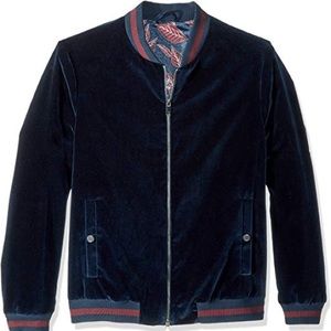 Ted Baker Haydon Velvet Bomber Jacket